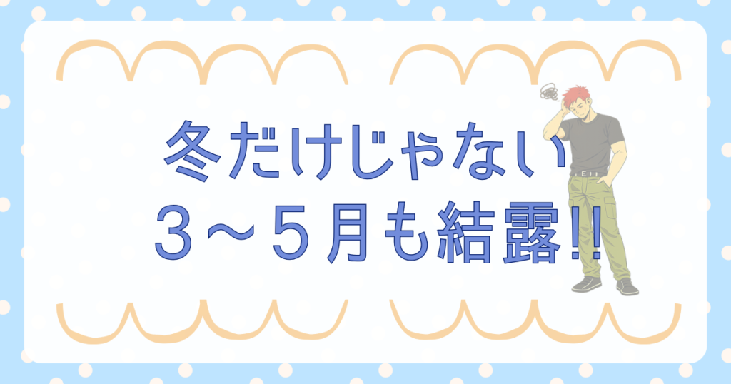 冬だけじゃない